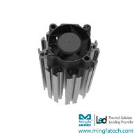ActiLED-F3865 active aluminum extruded heat sink