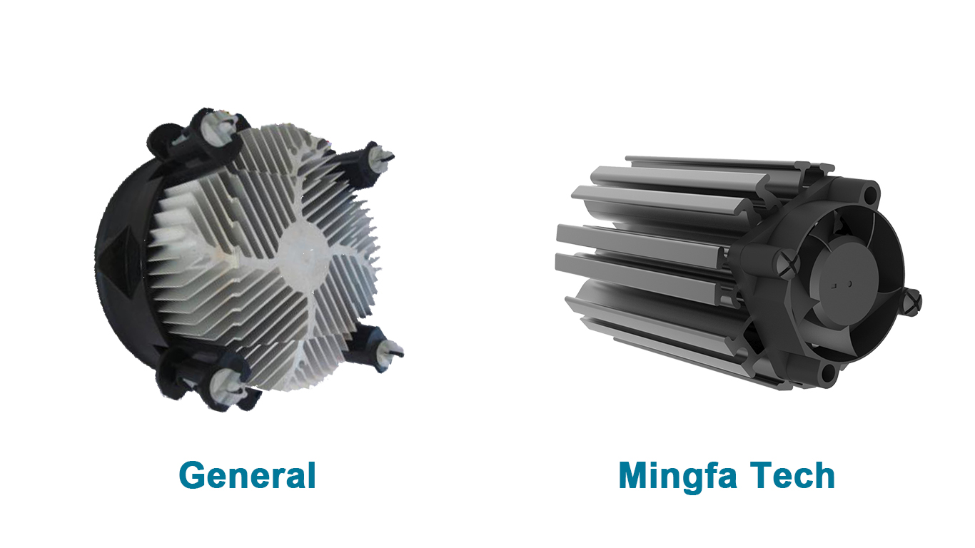Mingfa Tech-ActiLED-F3830F3860 active aluminum extruded heat sink on MINGFA-3
