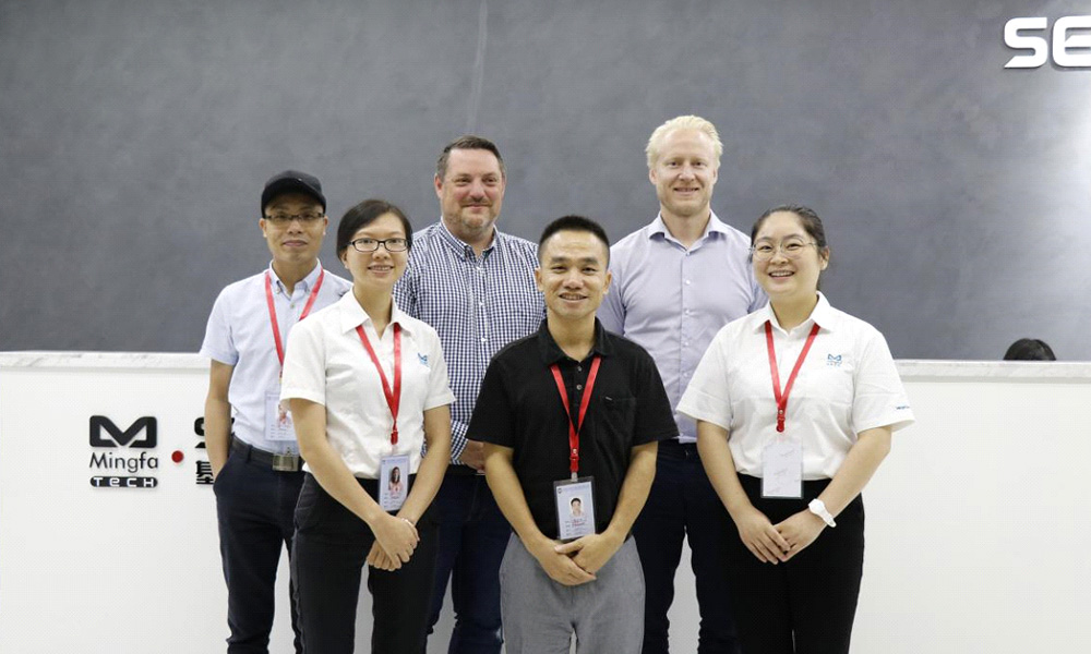 Mingfa Tech-Welcome European Distributors To Visit Mingfa Optoelectronics