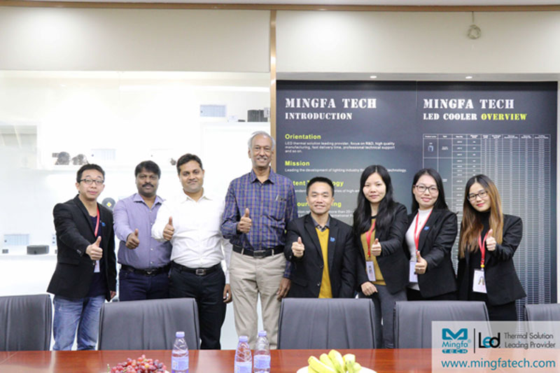 Mingfa Tech-Warmly welcome Indian customers to visit and cooperate with Mingfa