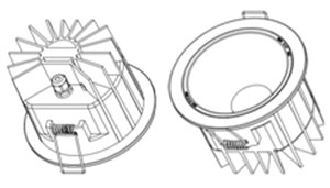 Mingfa Tech-Mingfa Tech Launches Waterproof Led Cooling Kit Downlight For Cob Module-soak-1
